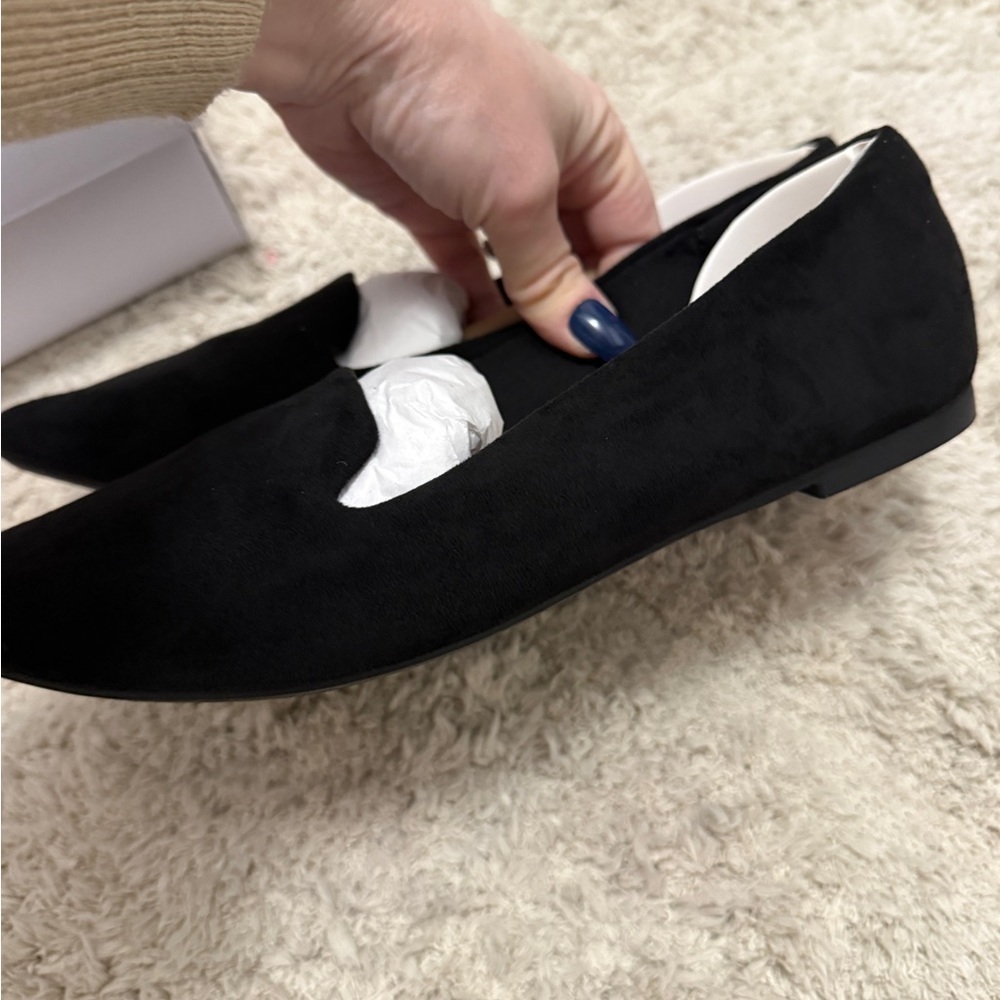New In Box Dream Pairs Size 7 Black Loafers - Picture 2 of 8